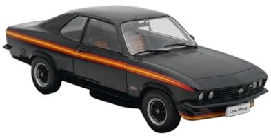 CHENXIAOLAN Miniaturmodelle 1:24 Für Opel Manta A GT/E Black Magic 1975 Klassische Simulation Legierung Auto Modell Sammlung Metall Ornamente Fertigmodell