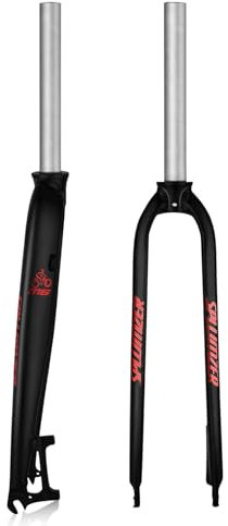 JNTFNE Forcella MTB Freno a Disco in Lega di Alluminio Rigida 1-1/8 26/27.5/29