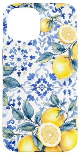 Sommer Zitrone sizilianische Kunst Hülle für iPhone 15