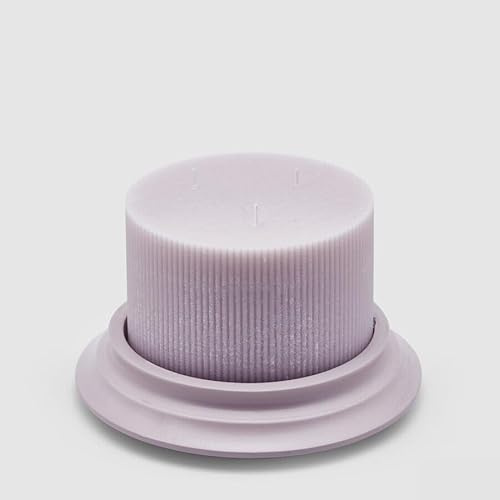 EDG Enzo De Gasperi Enzo De Gasperi Dorische Kerze mit Teller H 10 cm D 15 cm Lavender