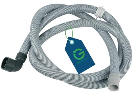 G GRIMALDI Tubo Scarico Acqua Lavatrice Lavastoviglie 2,2 m compatibile con REX AEG ZOPPAS ZANUSSI ELECTROLUX | Raccordo Dritto Curvo Ø21/31 mm | 140003571019 1173680305 1118697224 1526492010