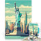 1000 Piece Jigsaw Puzzles for Adults Jigsaw new york city retro Mustermontage Tolles Geschenk für Spiele50x70cm