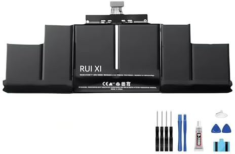 RUI XI Batería compatible con Apple MacBook Pro de 15 pulgadas Retina A1398 (finales de 2013 a mediados de 2014) 8440 mAh 11,26 V A1494 batería para portátil