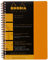 RHODIA 193468C - Quaderno a spirale (rilegatura integrale) Notebook Orange - A5+ 16 x 21 cm- a righe - 160 pag. staccabili - Carta Clairefontaine 80g/m² - COPERTINA in carta trattata