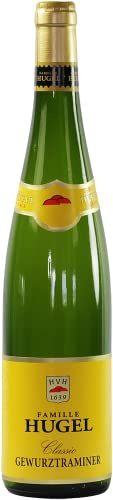 Hugel et Fils Gewürztraminer Classic AOC Alsace 2018 halbtrocken (1 x 0,75L Flasche)
