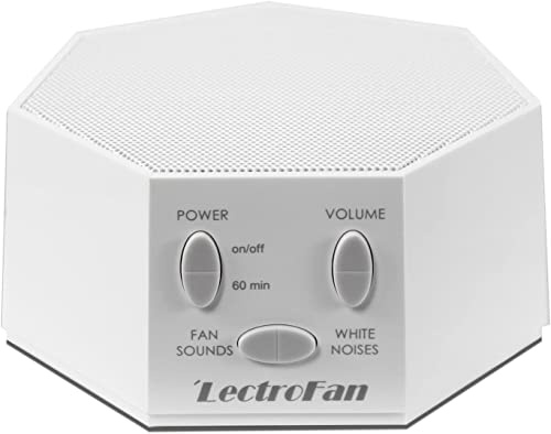 LectroFan White & Pink Noise Machine, Best Travel Size Sound Masking/Cancelling Generator