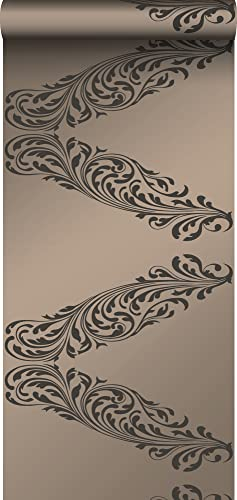 Origin Tapete Ornamente Bronze und Braun 53 cm x 10,05 m