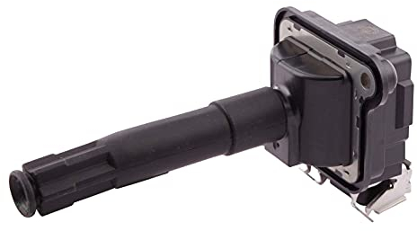 HELLA 5DA 358 000-051 Zündspule - 12V - 3-polig - inkl. Zündkerzenstecker/Kerzenschachtzündspule - geschraubt