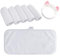 KinHwa Waschlappen Frottee 6 Stück Make-Up Entferner Tuch Mikrofaser Abschminktücher weiche & saugstarke Gesichtsreinigungstücher wiederverwendbar & waschbar fusselfrei & luxuriös Weiß - 15cm x 30cm