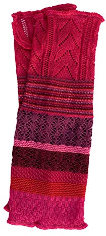 Invero, Merino Armstulpen Ruby Mehrfarbig, 100% Wolle (Pink)
