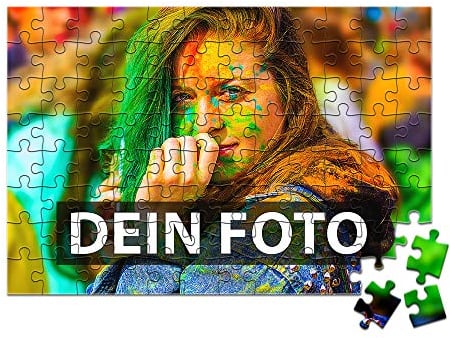 Foto-Puzzle 24-2000 Teile/inkl. Verpackung/mit eigenem Bild Bedrucken Lassen - 96 Teile, Kartonverpackung