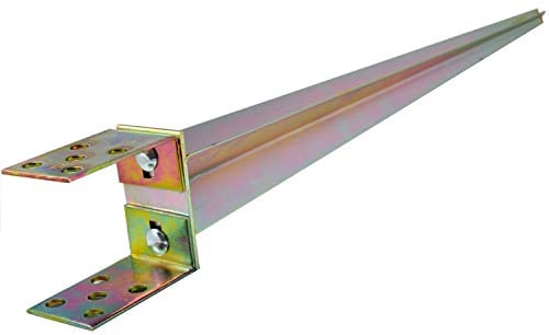 Einschlaghülse Pfostenträger 0-120mm 40-160mm x 750mm Zaunpfostenträger Einschlagbodenhülse U-Pfostenträger L-Pfostenträger Bodenhülse Verzinkt Gold (U-Einschlaghülse 0-120 [mm])