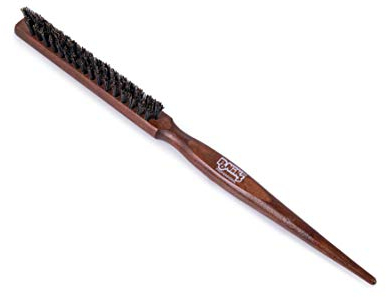 PONIK'S PROFESSIONAL - Bio Haarbürste, Wildschweinborsten und Holzgriff Bürste mit Nylonstiften, Antistatische Geeignet für Dickes, Dünnes, Lockiges & Nasse Haare