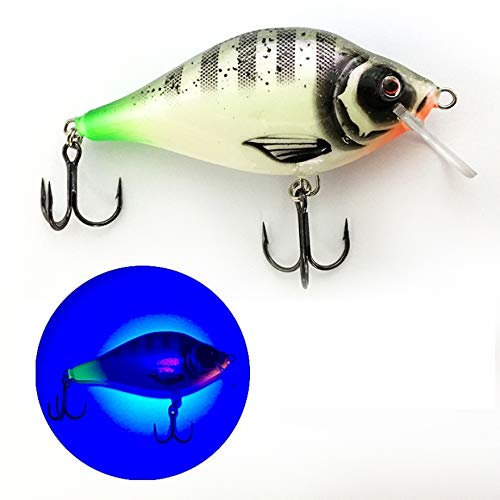 Hybrida K 1 Crankbait ACK-SONDERFARBE UV Salt & Pepper Wobbler