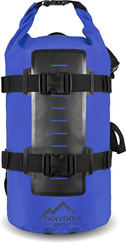 normani Rucksack Wasserdichter Trekking-Rucksack aus LKW-Plane, 40 Liter