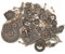 DAHI Steampunk Zahnräder100g Metall Armbanduhr Zahnrad Charms Vintage Steampunk Zahnräder Anhänger Charms Zahnraeder Steampunk Anhänger Metall für Schmuck Basteln (RedCopper)