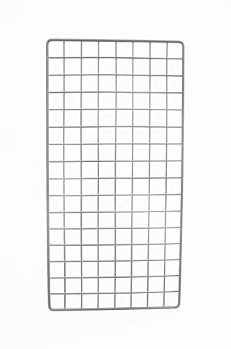 Rejilla multiusos decorativa para la pared MALÉ. Colgar fotos, notas y organizar utensilios, herramientas, etc. Perfecto para oficina y casa. Fabricado en España. (GRIS)
