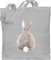 Baumwolltasche - Taschen - Ostern Hase I Hasen Oster Hasenmotiv I Osterhase - Unisize - Hellgrau - ostergeschenk häschen tasche osterhasen ostern￼ erwachsene hasenbeutel beutel mit kaninchen