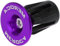 INOOMP 1 Paio Di Manopole Per Manubrio Bici Bysicle Bikes Manubrio Tappi Terminali Viola Manubrio Tappi Terminali Manubrio Bici Mountain Bike Spina Maniglia Spina Accessori Bici