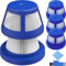 EATBALE Filtro HEPA di Ricambio per Eufy HomeVac H11/H11 Pure/H20 aspirapolvere Portatile Cordless, Accessori per filtri Lavabili 4 filtri HEPA 1 Spazzola per la Pulizia 1 straccio (4 Pezzi)