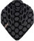KNIT FACTORY - Dreiecksschal Liva - Damen Strickschal mit Wolle - Gestrickten Schal mit Punkt-Muster - Hochwertige Qualität - XXL Schal - 180x75 cm - Schwarz/Anthrazit