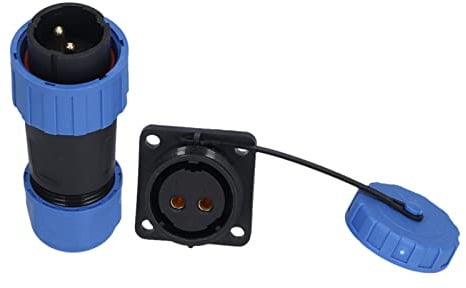IP68 Wasserdichte Steckdose, Quadratische Schraube, Crimp-Luftfahrt-Industriestecker-Adapter, Lichtkabel-Draht-Anschluss für Programmierbare Maschinen, 250 V, Steckdosen,