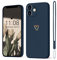 Mitetabo For iPhone 12 Mini Case Gold Love Heart, Mobile Phone Case iPhone 12 Mini Girl Case Soft Silicone Slim Shockproof Scratch-Resistant Cute Gold Love Protective Case for iPhone 12 Mini 5.4 Inch
