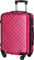 Xonic Design Boardcase Reisekoffer - Hartschalen-Koffer mit 360° Leichtlauf-Rollen - hochwertiger Kabinen-Trolley mit Zahlenschloss - Hand-Gepäck in 55x35x20cm ((Boardcase Neon Light Pink, S))