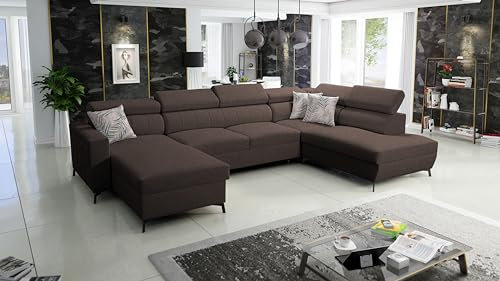 IM SOFA Großes Wohnzimmer Wohnlandschaft XXL Ecksofa Baltic VI Links/rechts Farbe wählbar TOP Qualität