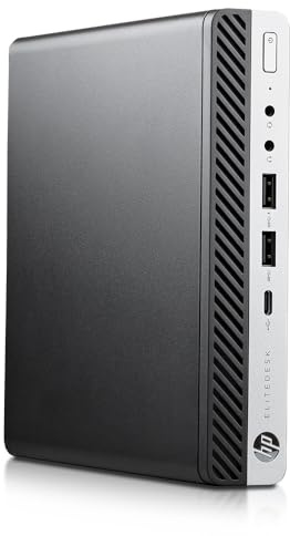 HP EliteDesk 800 G4 35W DM Mini PC (i5 8500T Hexa-Core 2.1GHz, 16GB, 512GB SSD NVMe, WLAN + BT) + Win 11 (Generalüberholt)