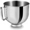 QumCafely Stainless Steel 6 QT Bowl for KitchenAid Lift Stand Mixers - Replacement Bowl Compatible with KitchenAid Stand Mixers