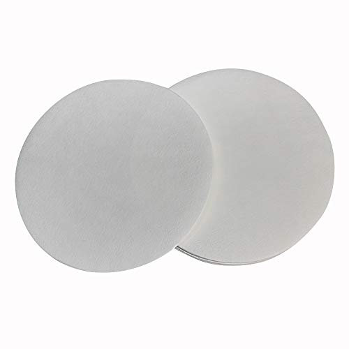 LODDEYEE 1 confezione da 11 cm di carta filtrante di qualità, ad alta velocità, rotonda, per analisi di laboratorio, analisi industriale dell'olio, imbuto di carta filtrante (7 cm)