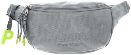 Picard LUCKY ONE Gürteltasche – Nylon, leicht, vielseitig tragbar, Reißverschluss, Silber, Maße: 15x35x4 cm, 32834U9017