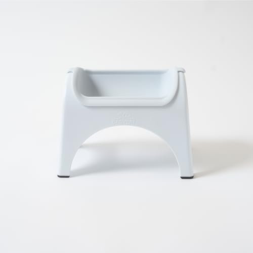 The Premium Dog Feeding Station Perfect for Small to Medium Sized Pets Raised Dog Bowl with a Beautiful, Non-Slip Design –Elevated bowl Improves Digestion, User friendly (Powder Blue)