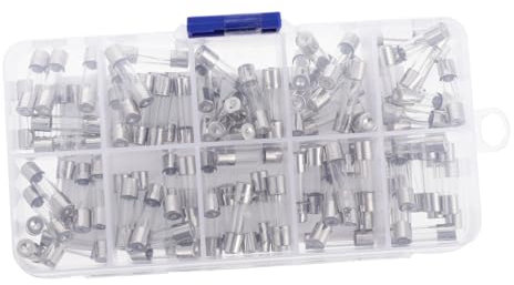 OSALADI 100stücke Glasrohrsicherung Kit Assorted Transparentes Etui Niederohmiger Widerstand Für Überstromschutz