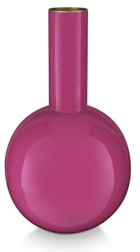 Pip Studio Metall Vase Klein Knallrosa 26cm