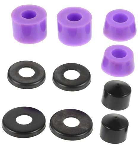 GAROZATION Skateboard Trucks Mit Pu-bushings Und Pivot Cups Hochwertige Hardware Für Stabilität Und Komfort Beim Skateboarding Einsetzbar Für Verschiedene Skateboard-Typen