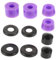 GAROZATION Skateboard Trucks Mit Pu-bushings Und Pivot Cups Hochwertige Hardware Für Stabilität Und Komfort Beim Skateboarding Einsetzbar Für Verschiedene Skateboard-Typen
