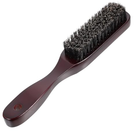 LALADEFIEE Rasierpinsel in Schwarz mit Holzgriff für Männer und Leichtes Gewicht Ergonomisches Design Professionelle Gesichtsreinigungsbürste für Salon und Zuhause