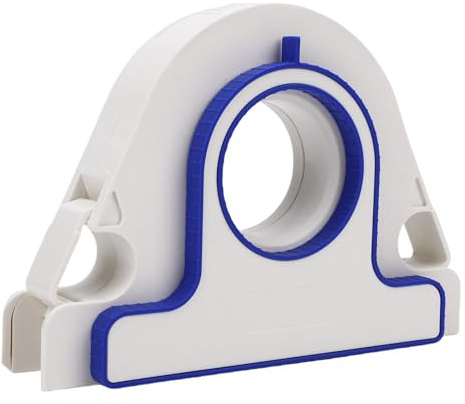 Hamwesh Malerkrepp-Applikator, Abroller mit Schaber, 1 mm Überlappung, Set mit 5 Rollen Klebeband, für Leisten, Wände und Böden