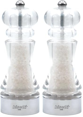 Bisetti Macina Sale in Acrilico H 17,5 Cm (Confezione da 2)
