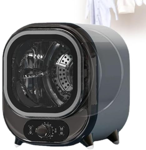Asciugatrice Piccola, Condensatore Ventilato Da 5 Kg, Mini Asciugatrice Portatile E Compatta, Carico Di 0,8 Kg Risparmio Energetico Ideale Per Piccoli Spazi(Electroplated blue)