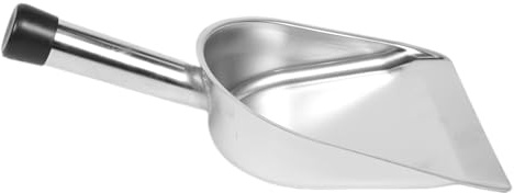 SHINEOFI Pelle à Ordures Ménagères en Acier Inoxydable Épais Poignée Confortable, Pelle Multifonction pour Nettoyage Domestique, Cuisine Maison