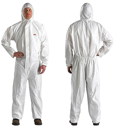 3M™ 4510 Traje de protección, blanco, tipo 5/6, talla XXL - Pack de 20 Unidades