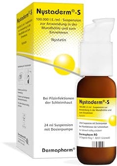 Nystaderm bei Infektionen der Mundhöhle, des Rachenraumes und der Speiseröhre