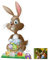 Osterhase Lebensgrosse Pappaufsteller mit 25cm x 20cm foto