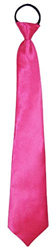 Aptafêtes - AC1270/ROSEFLUO - Cravate satin rose fluo