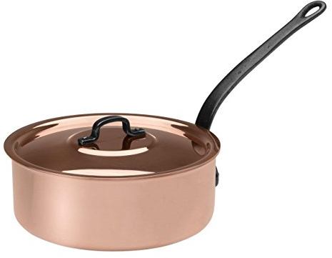 Baumalu Kupfer Schmorpfanne, Sauteuse, mit Deckel Ø 22 cm