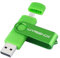 Clé USB 32Go USB 2.0 Wansenda OTG USB Flash Drive pour appareils Android/PC/Mac (32Go, Vert)