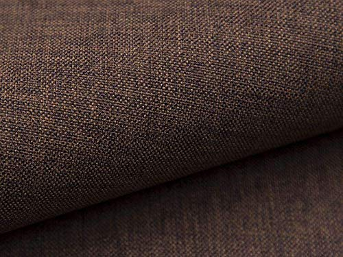5 Meter Polsterstoff Webstoff Bezugstoff Lux 12 Dunkelbraun